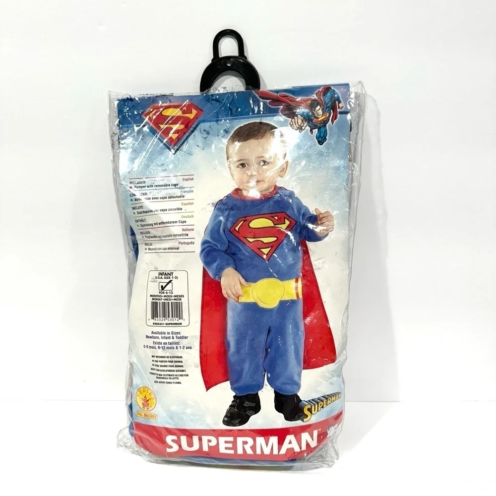 Rubie's DC Comics Superman 2pc Infant Halloween Cosplay Costume